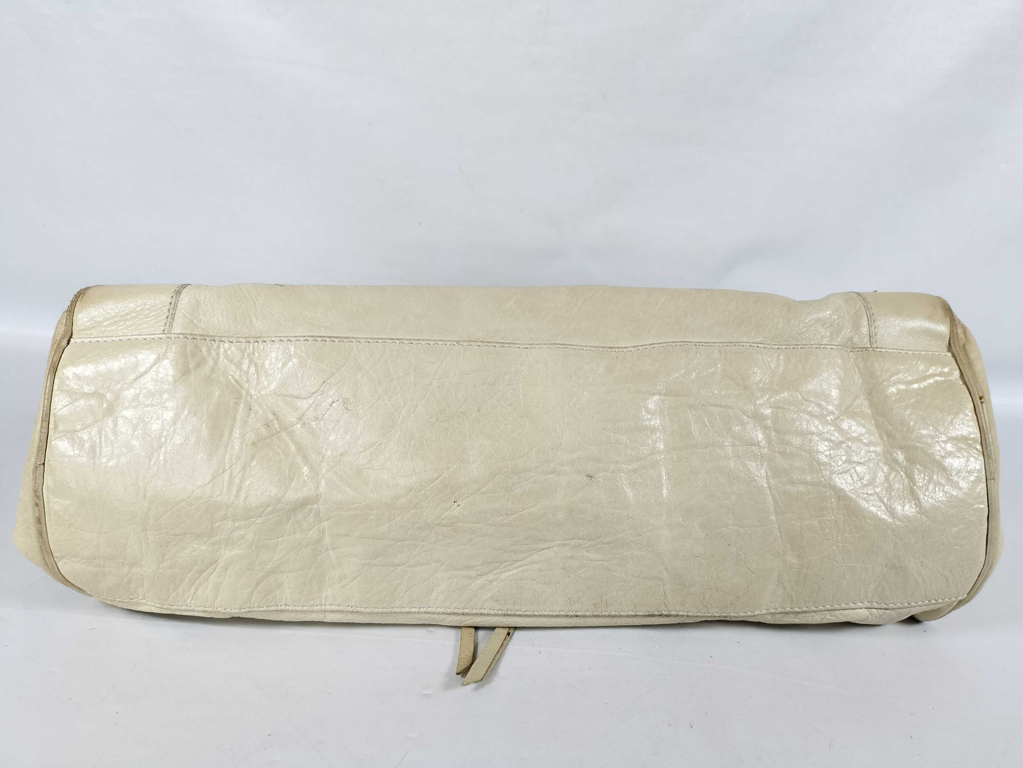 BALENCIAGA The Twiggy Leather 2-Way Bag, Ivory Handbag