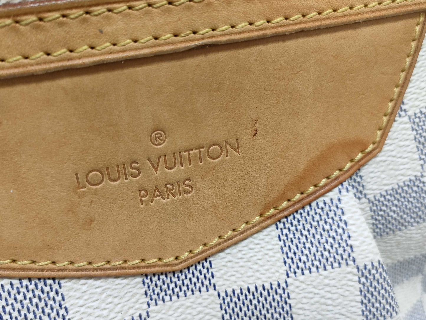 LOUIS VUITTON Siracusa PM Damier Azur Shoulder Bag N41113