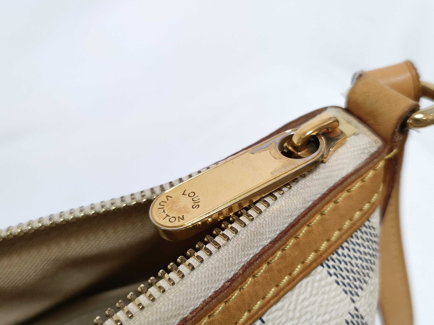 LOUIS VUITTON Siracusa PM Damier Azur Shoulder Bag N41113