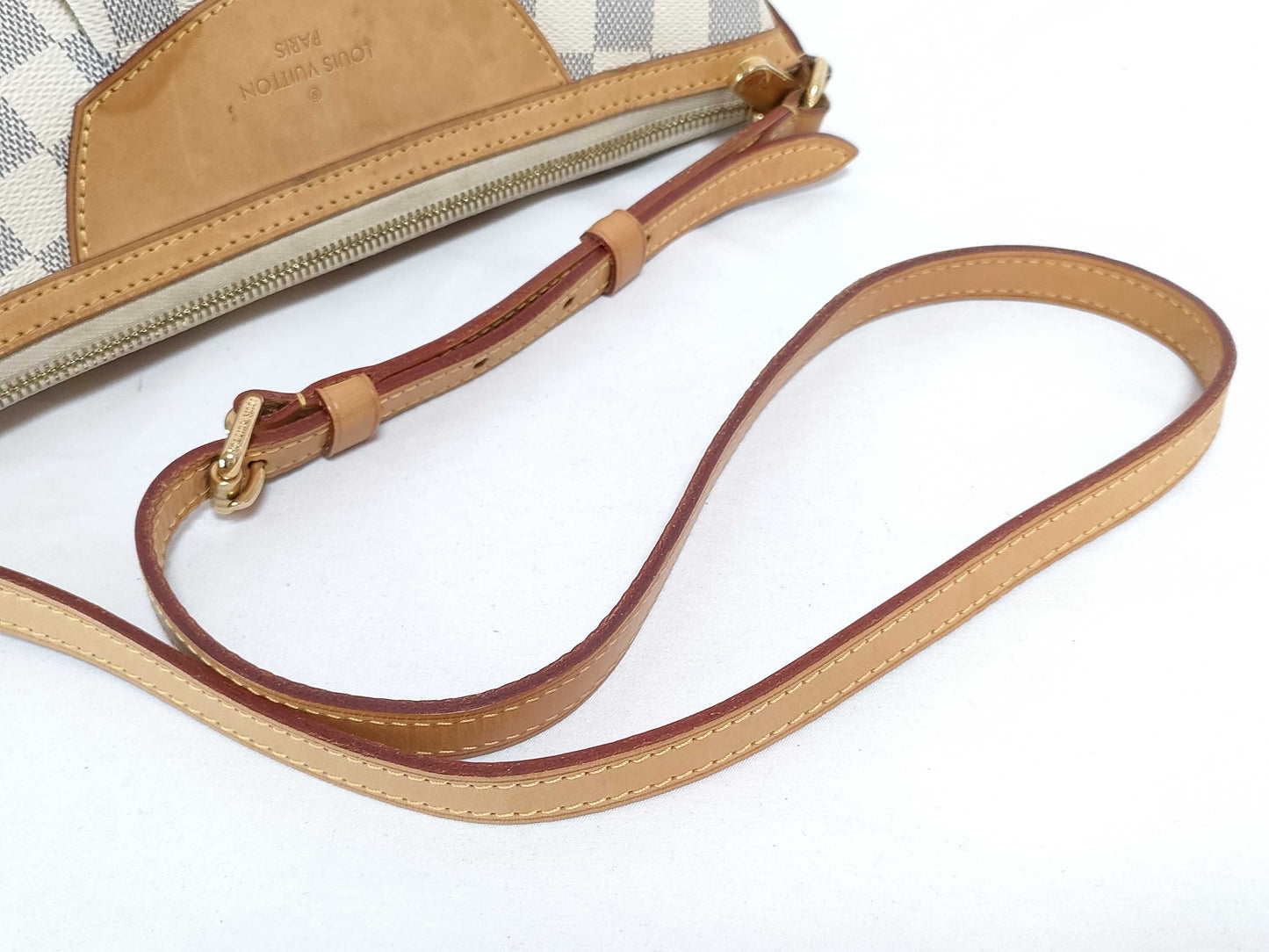 LOUIS VUITTON Siracusa PM Damier Azur Shoulder Bag N41113
