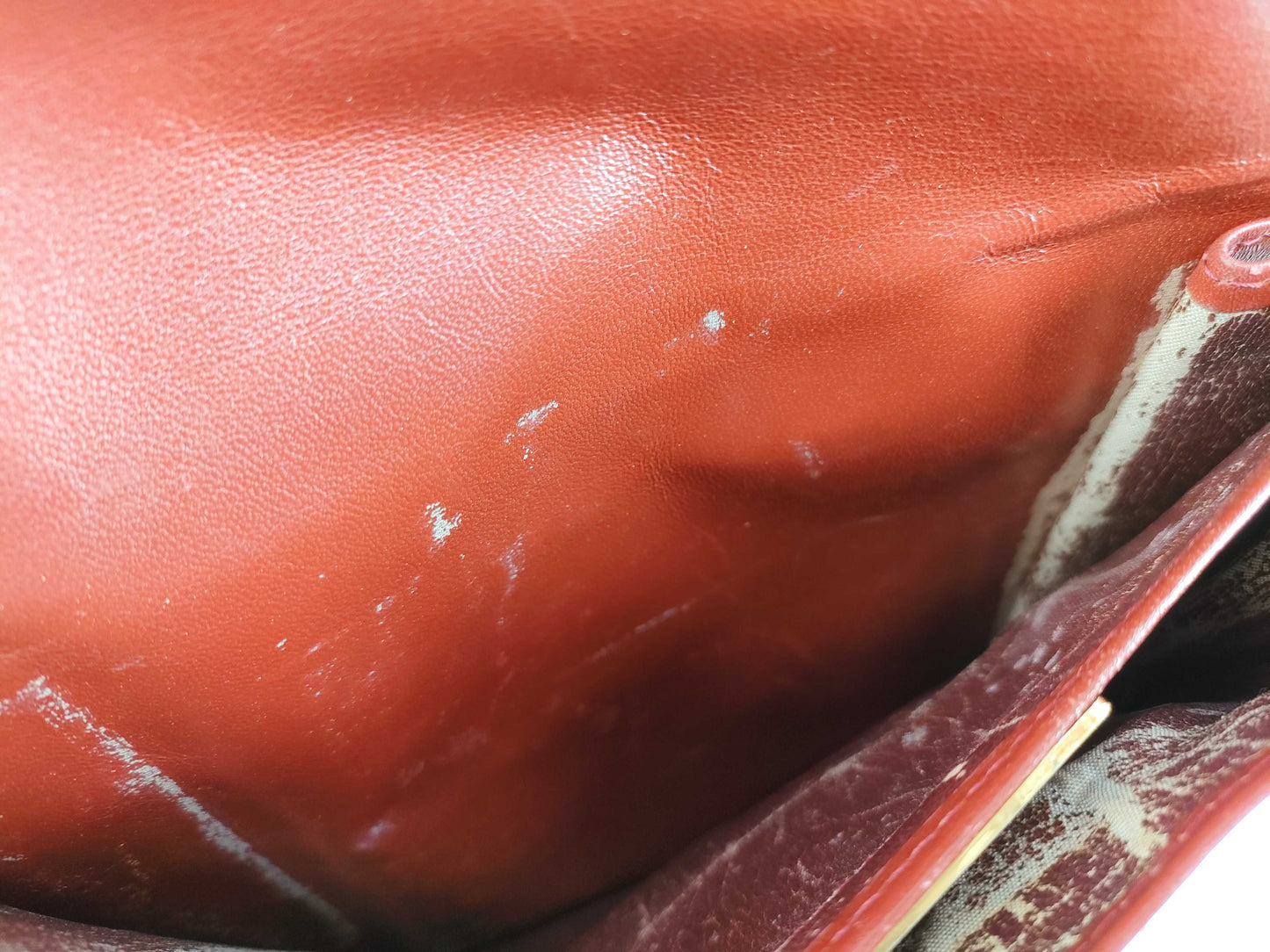 Cartier Must Line Leather Shoulder Bag Bordeaux