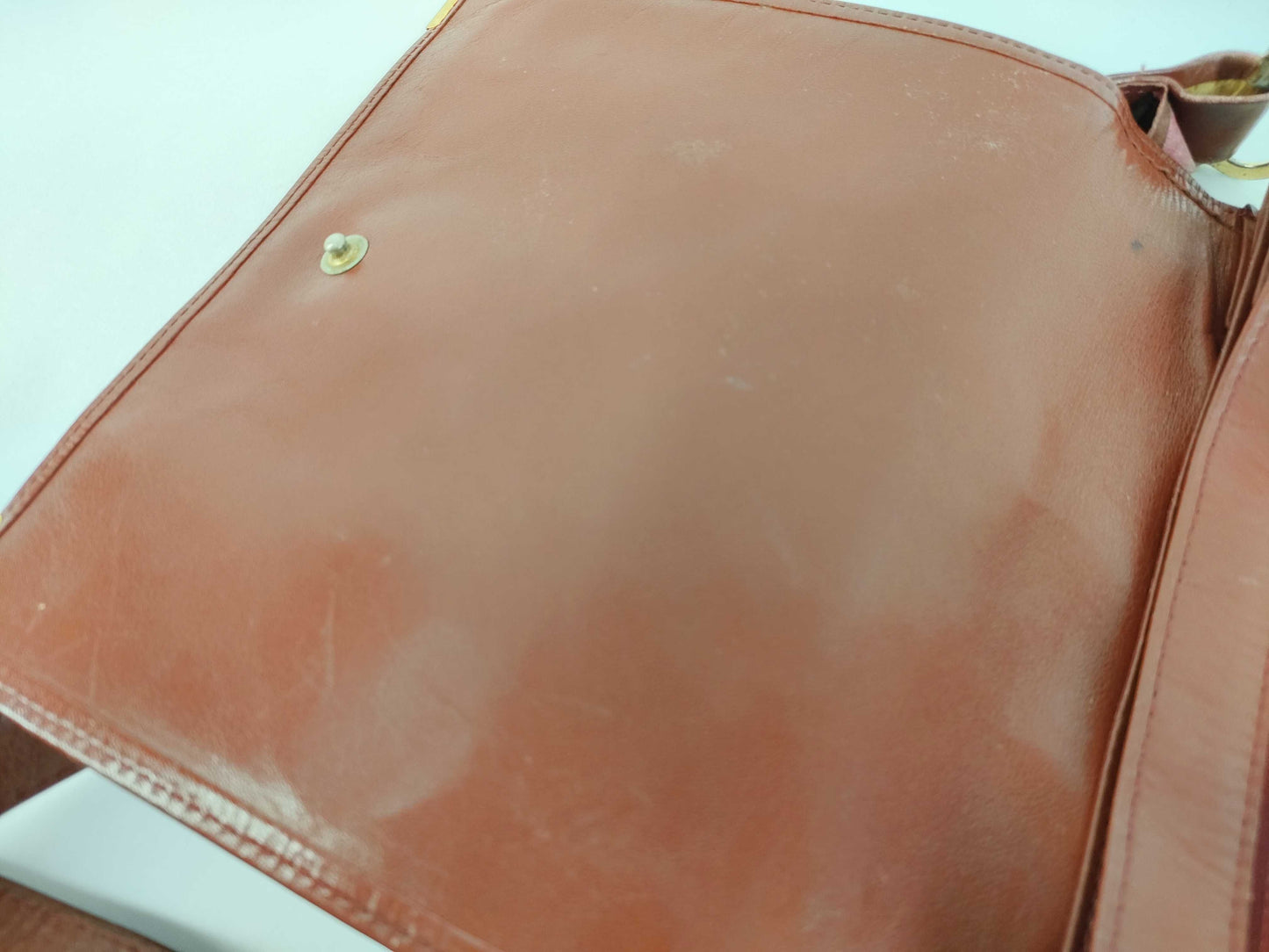 Cartier Must Line Leather Shoulder Bag Bordeaux