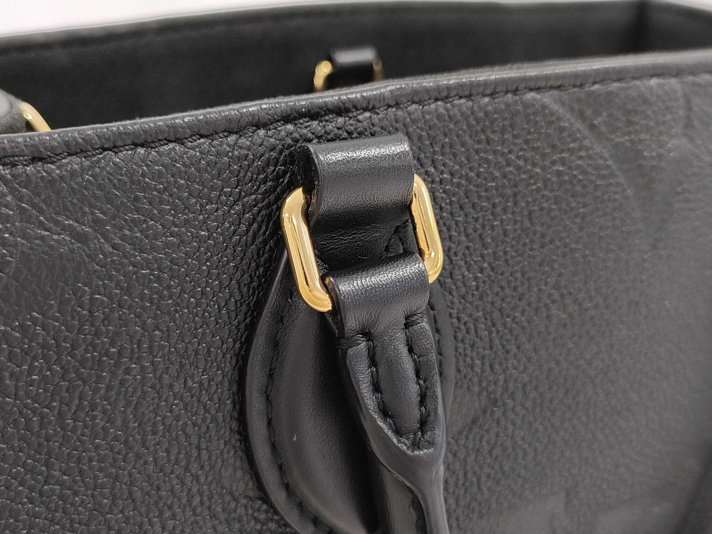 LOUIS VUITTON M45653 Empreinte On-the-Go PM Noir Handbag