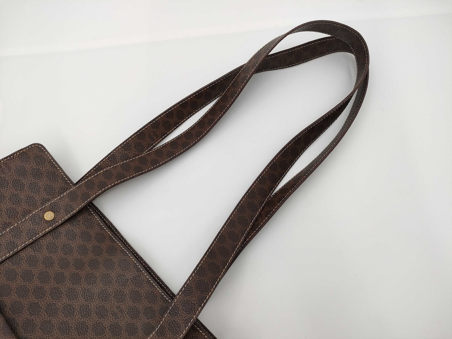 CELINE Macadam Vertical Tote Bag