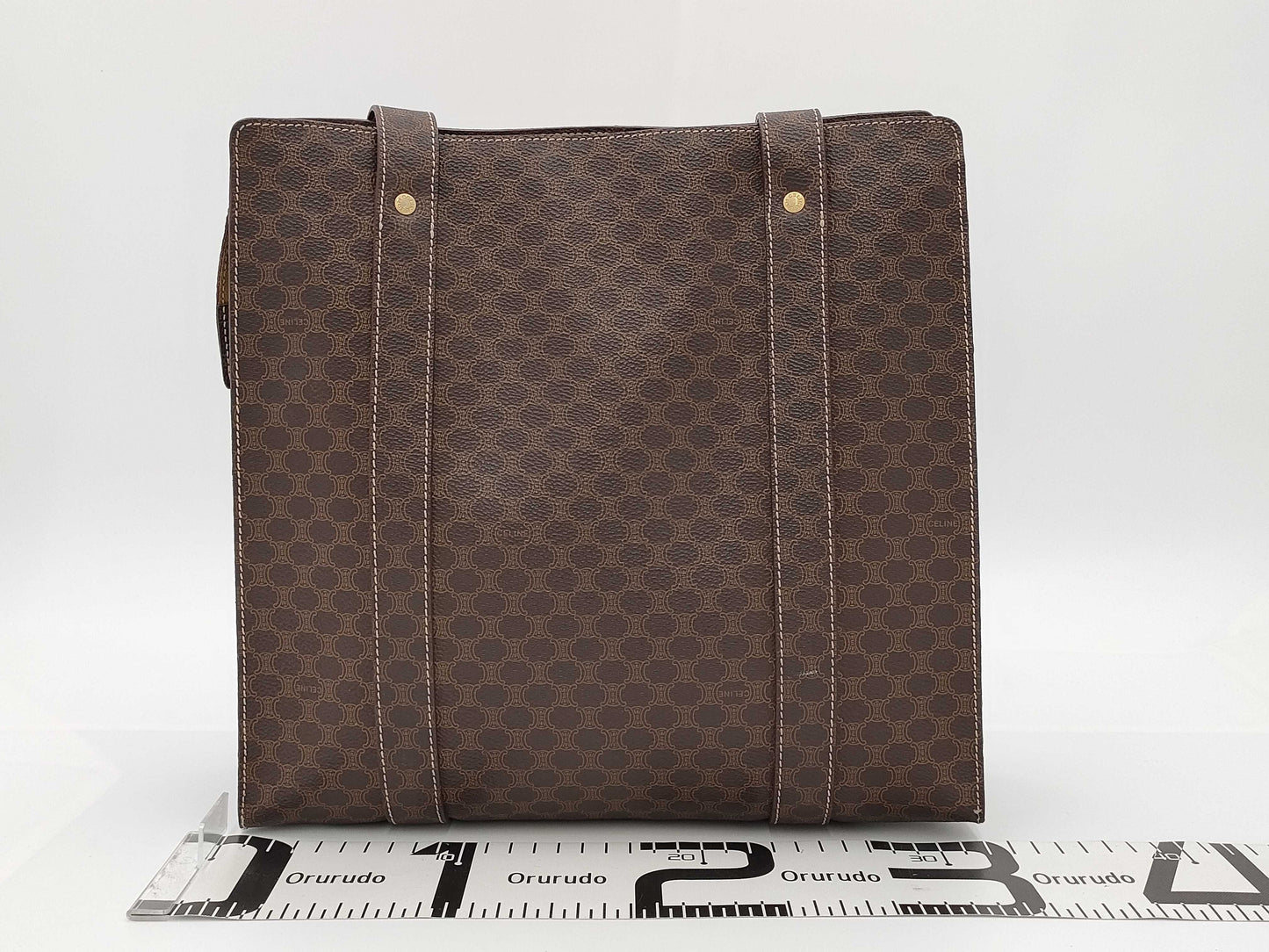 CELINE Macadam Vertical Tote Bag