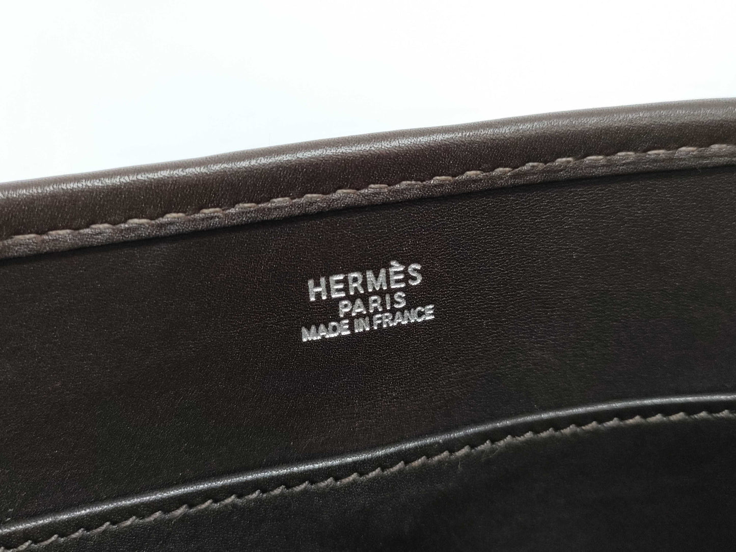 HERMES Evelyn 1PM Shoulder Bag, D Stamp, Toile