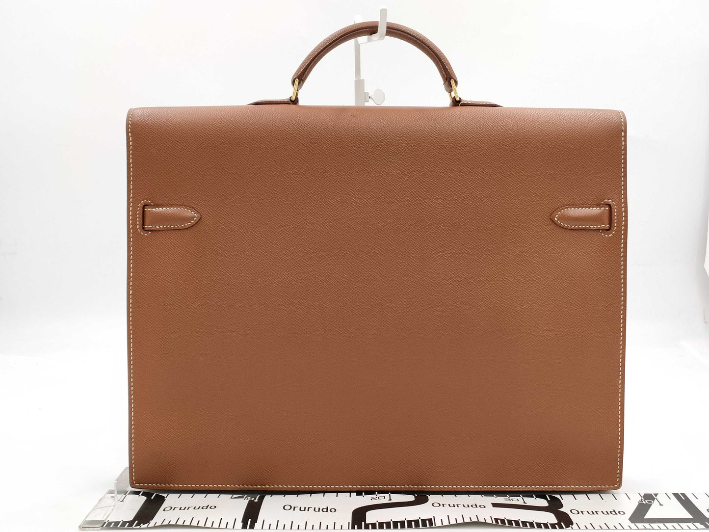HERMES Kelly Depeche 38 Handbag Engraved □B Business Bag