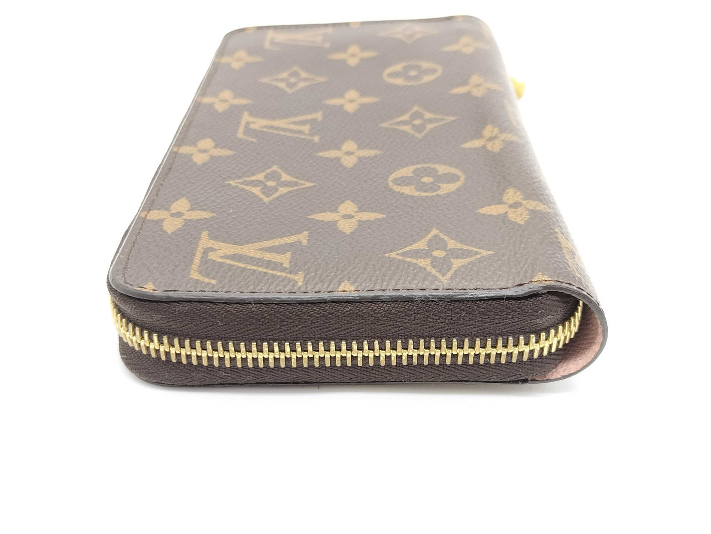 LOUIS VUITTON Louis Vuitton Monogram Zippy IC Tag Rose Vuitton G Hardware LM4189 Wallet