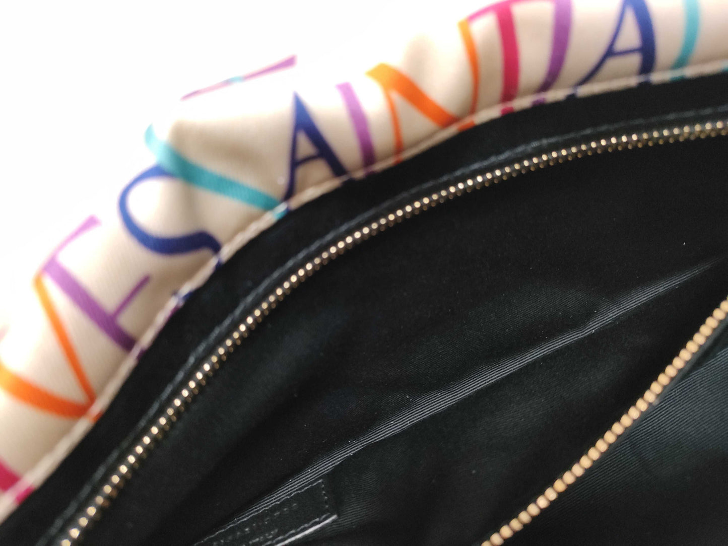 SAINT LAURENT Unused YSL Logo Chain Shoulder Bag
