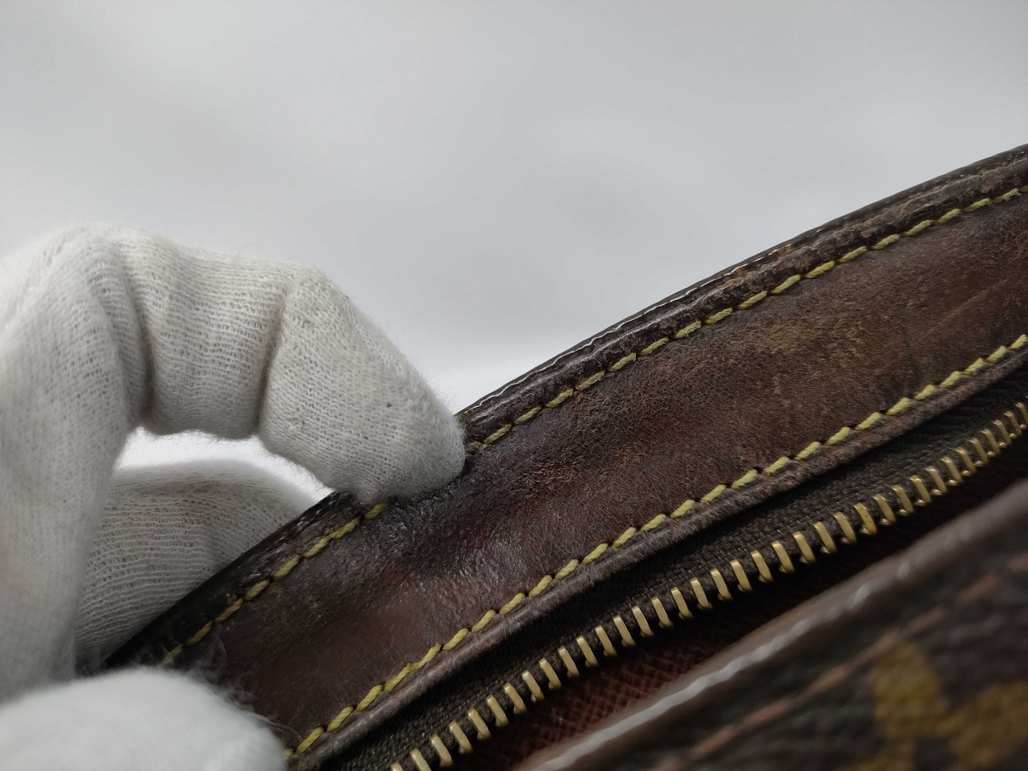 LOUIS VUITTON BAG MONOGRAM DROUOTlEATHERFRANCE Shoulder Bag