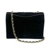 CHANEL Matelasse Coco Mark Suede Chain Shoulder Bag