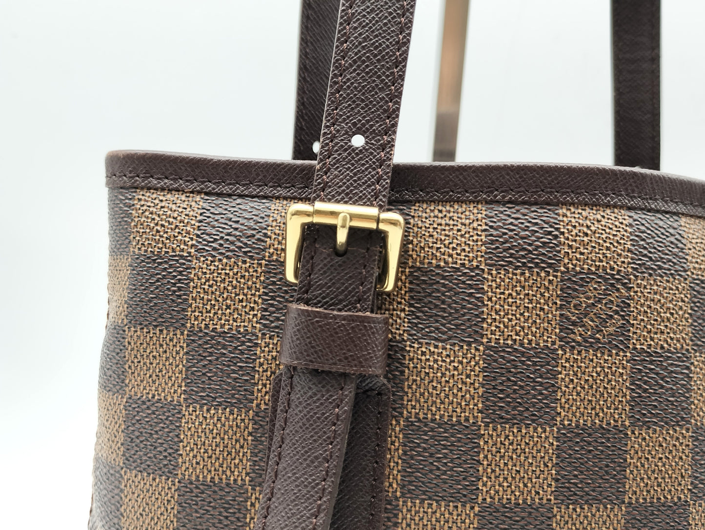 LOUIS VUITTON Damier Mare N42240 Tote Bag with Pouch