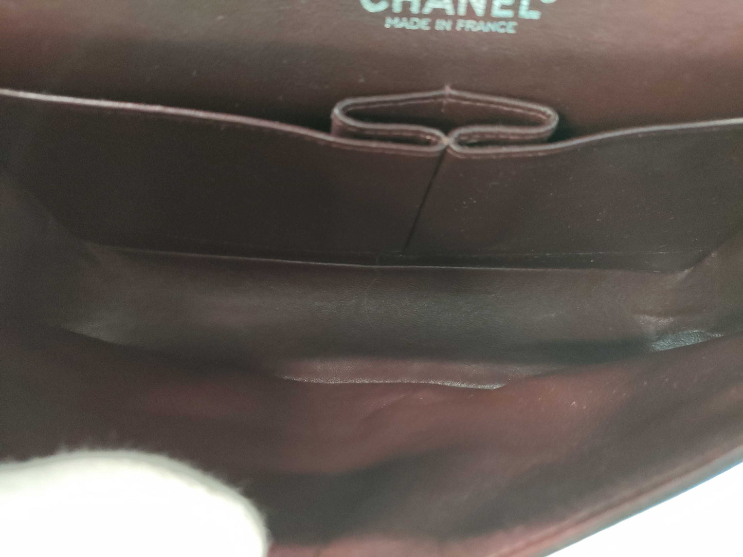 CHANEL Chain Shoulder Bag / Matelasse / 25cm / Double Flap / Lambskin / Black / Card Sticker Included, No. 6