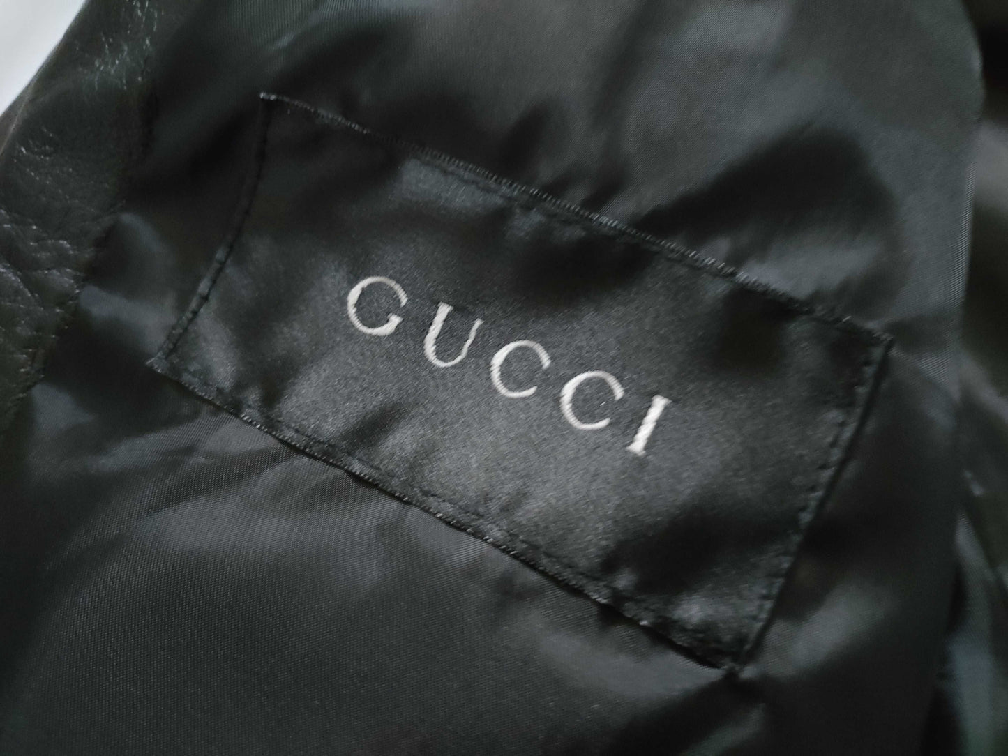 GUCCI Leather Jacket Black Tom Ford