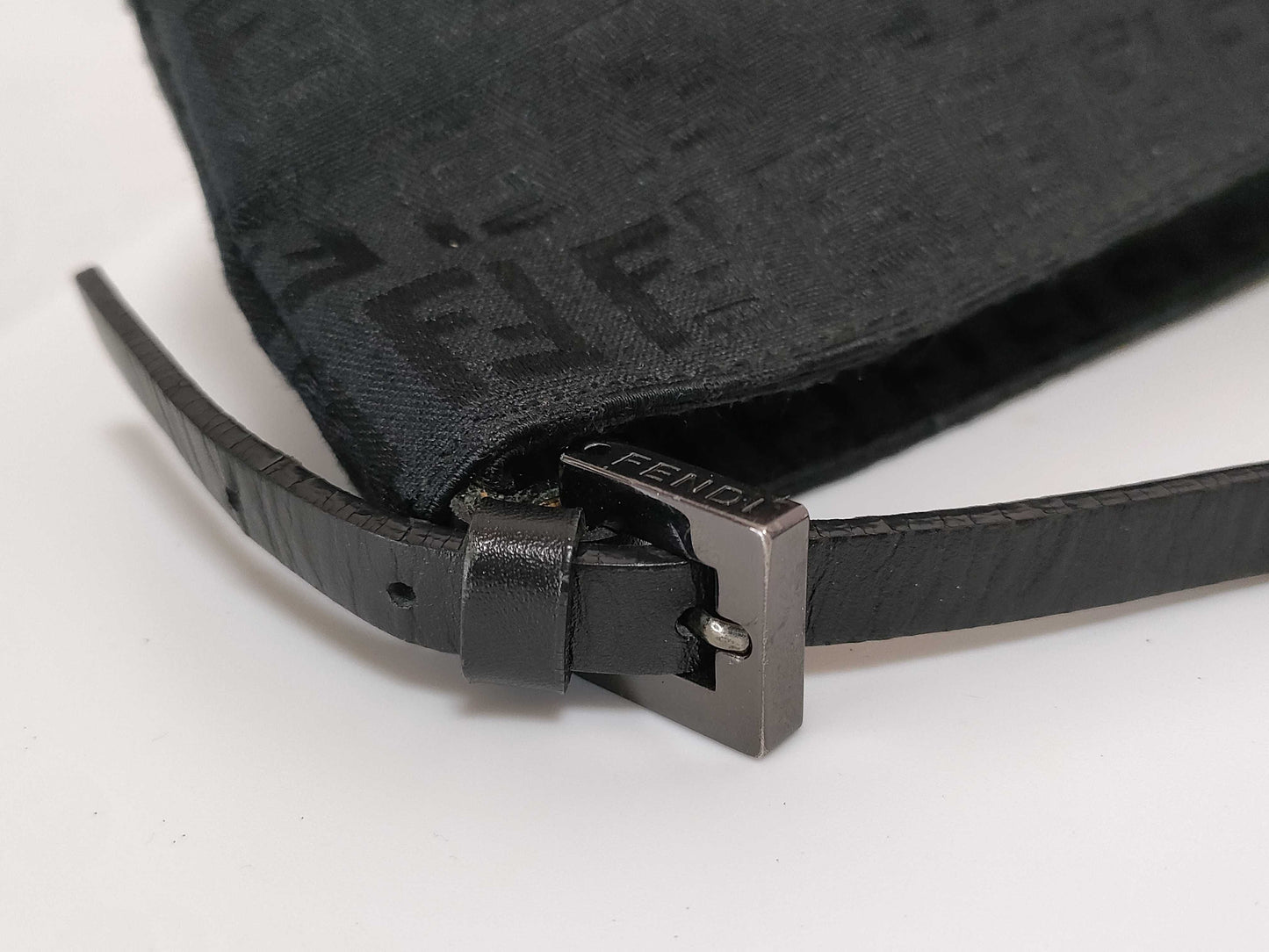FENDI Zucchino FF hardware accessory pouch handbag