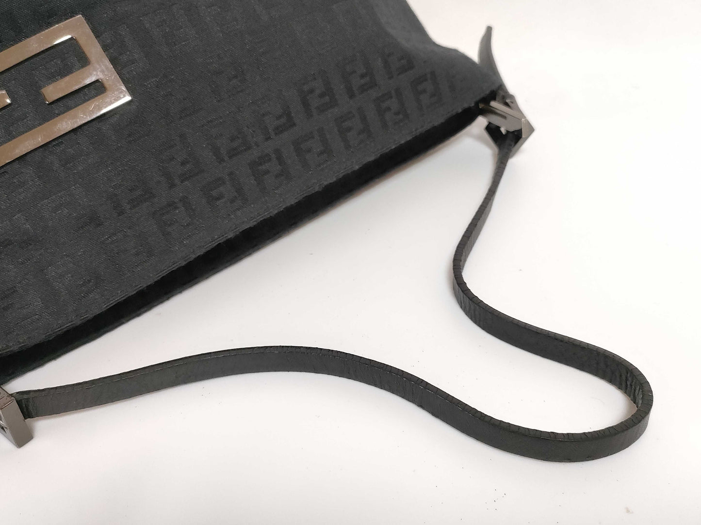 FENDI Zucchino FF hardware accessory pouch handbag