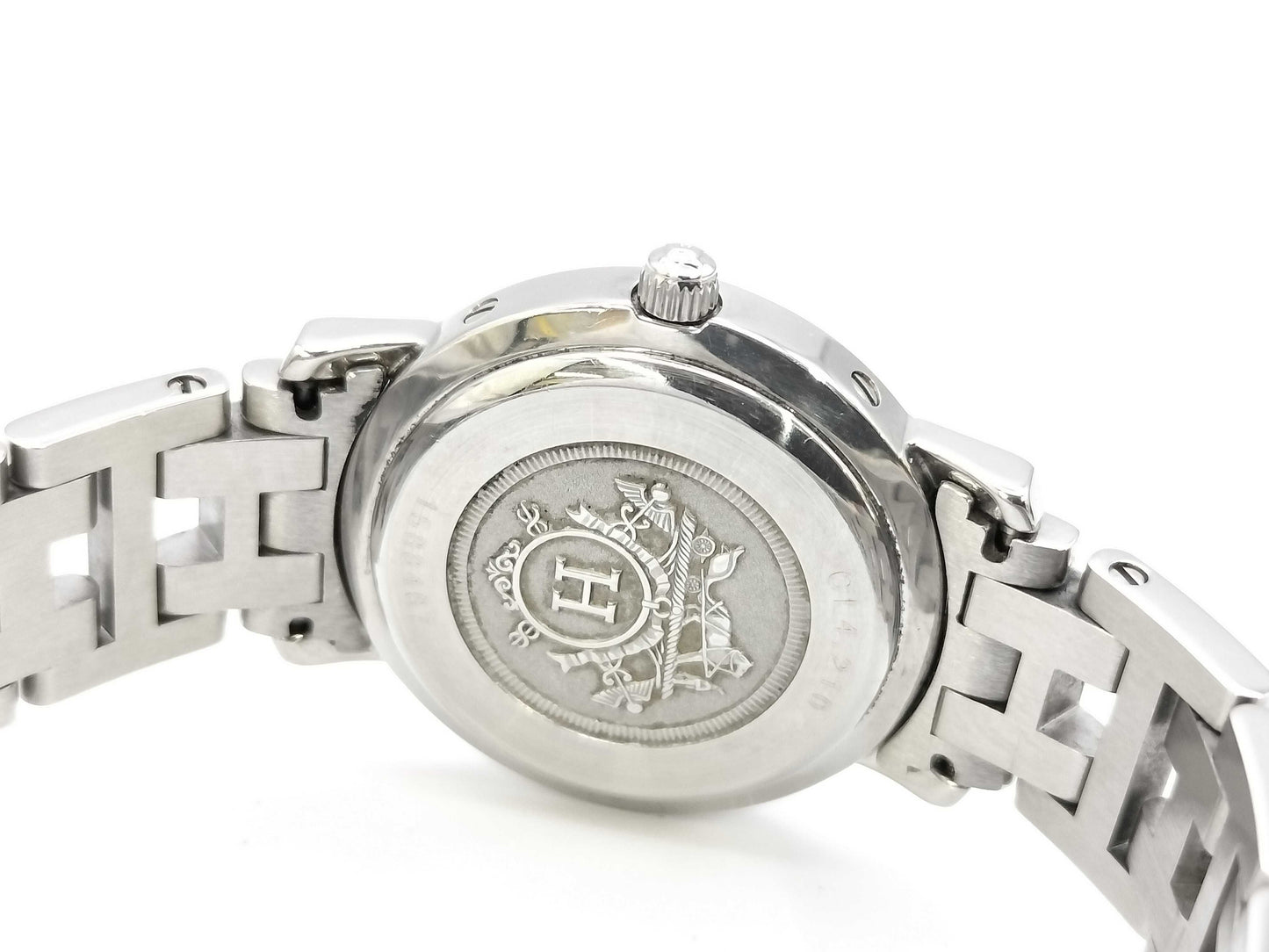 HERMES Clipper CL4.210 1588467 Gray Dial Quartz Women's Watch