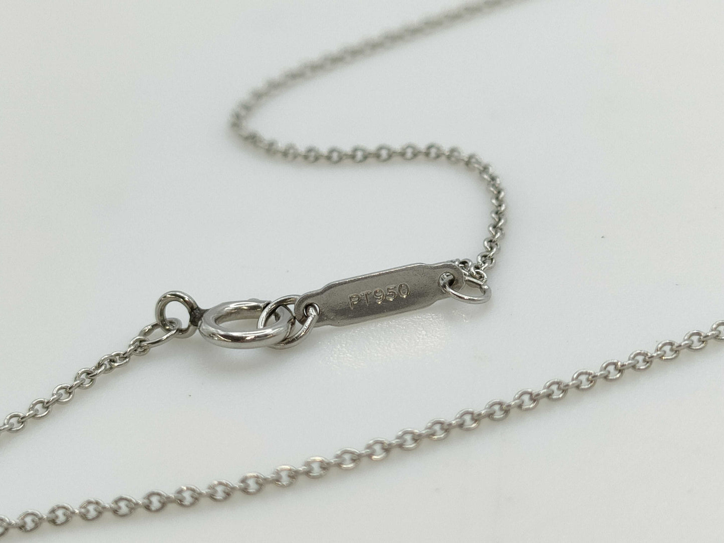 Tiffany & Co. Sentimental Heart PT950 3.6g Necklace