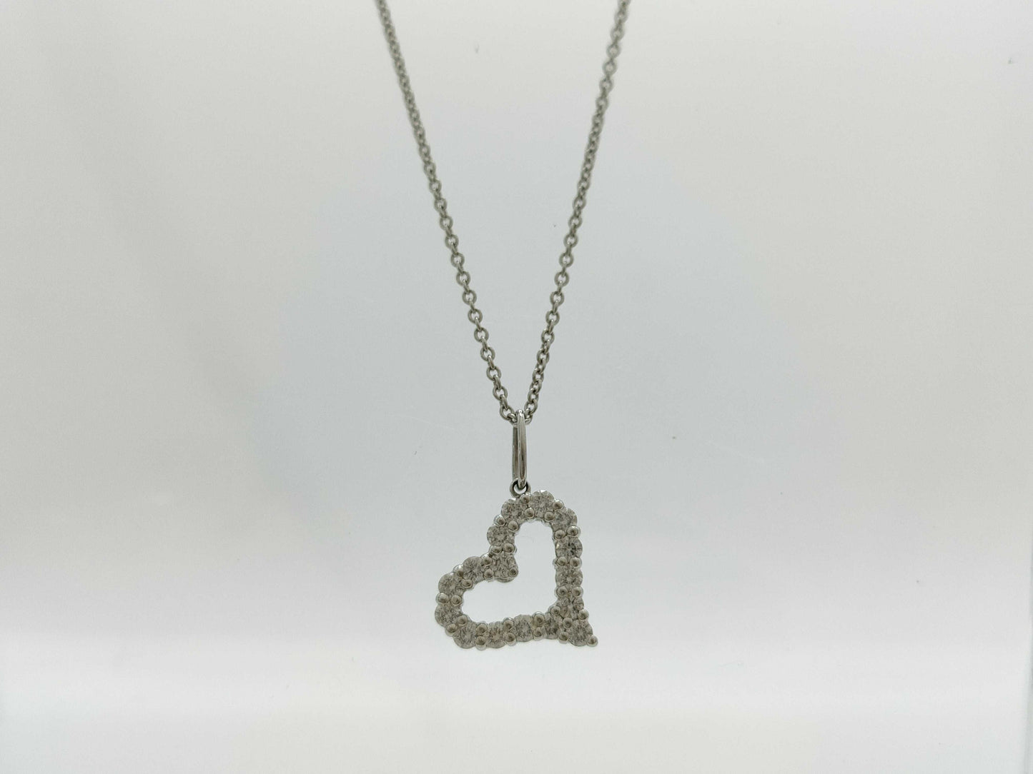 Tiffany & Co. Sentimental Heart PT950 3.6g Necklace