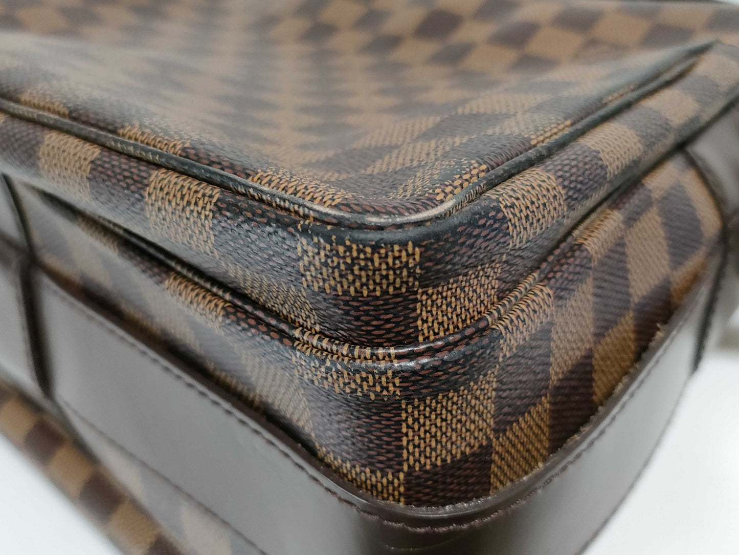 LOUIS VUITTON LV Damier Naviglio N45255 Shoulder Bag with Unclear Serial Number