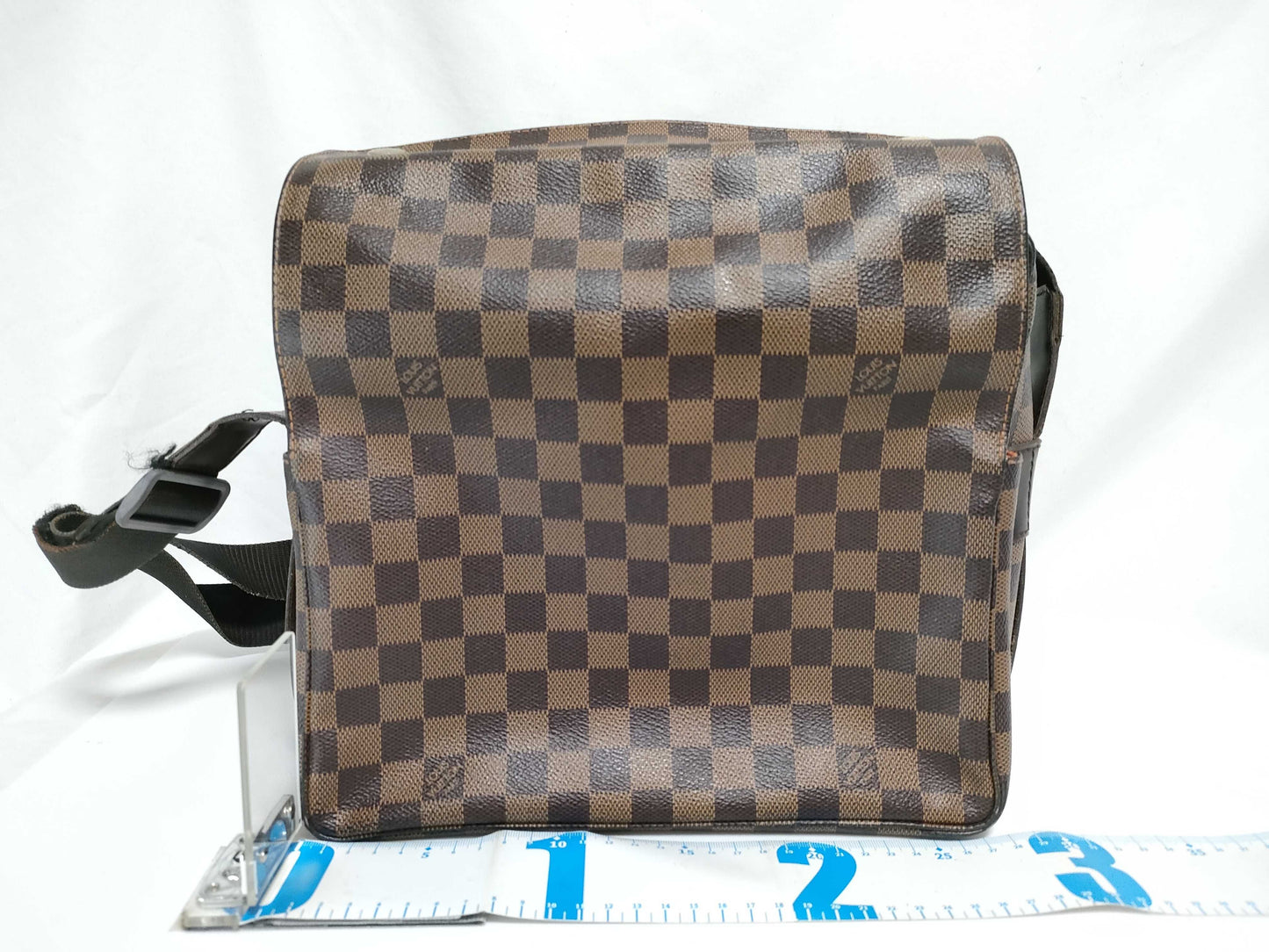 LOUIS VUITTON LV Damier Naviglio N45255 Shoulder Bag with Unclear Serial Number