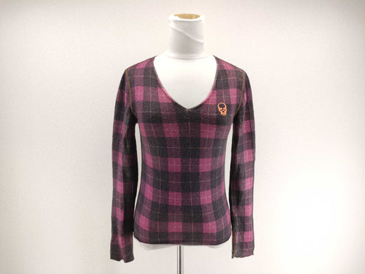 Lucien Pellat-Finet Pellat-Finet Knit Top in 100% Cashmere