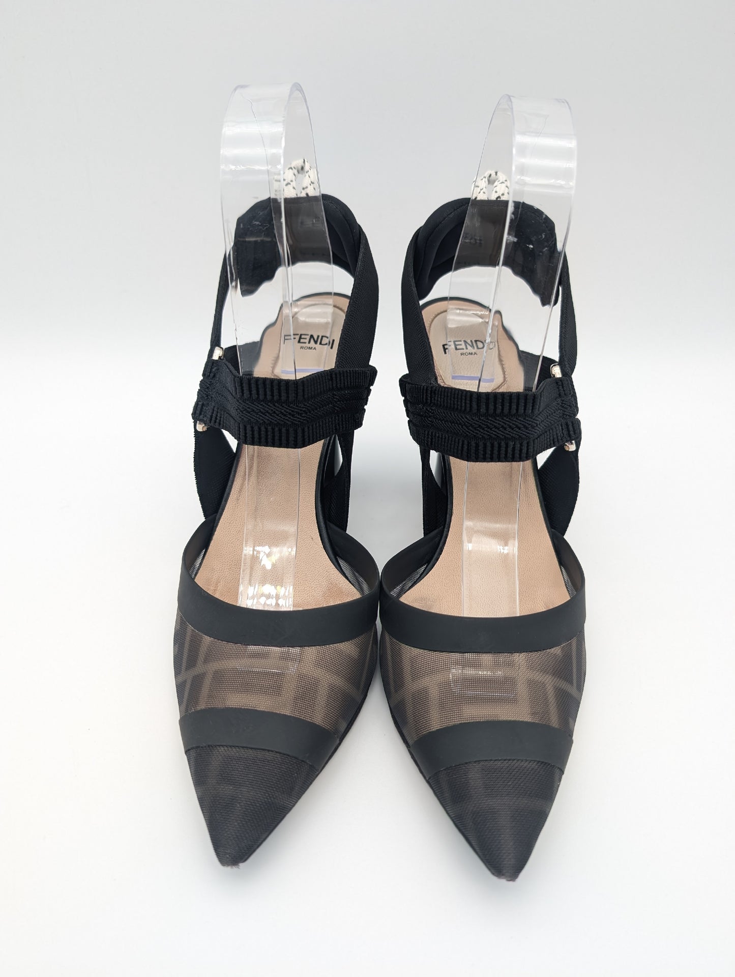 FENDI Fendi Collibri Zucca Slingback Pumps Sandals Mule 37 2/1