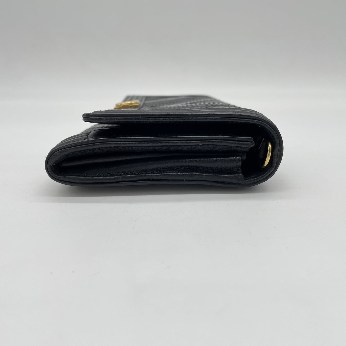 CHANEL Boy Chanel Chain Shoulder Bag Chevron 22 Series Wallet