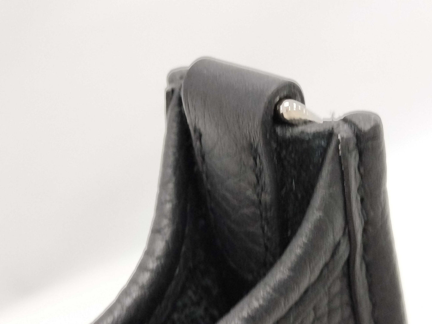 HERMES Evelyn TPM Shoulder Bag, Black, Silver Hardware, Taurillon Clemence Leather, K Stamp, Instructions, Receipt