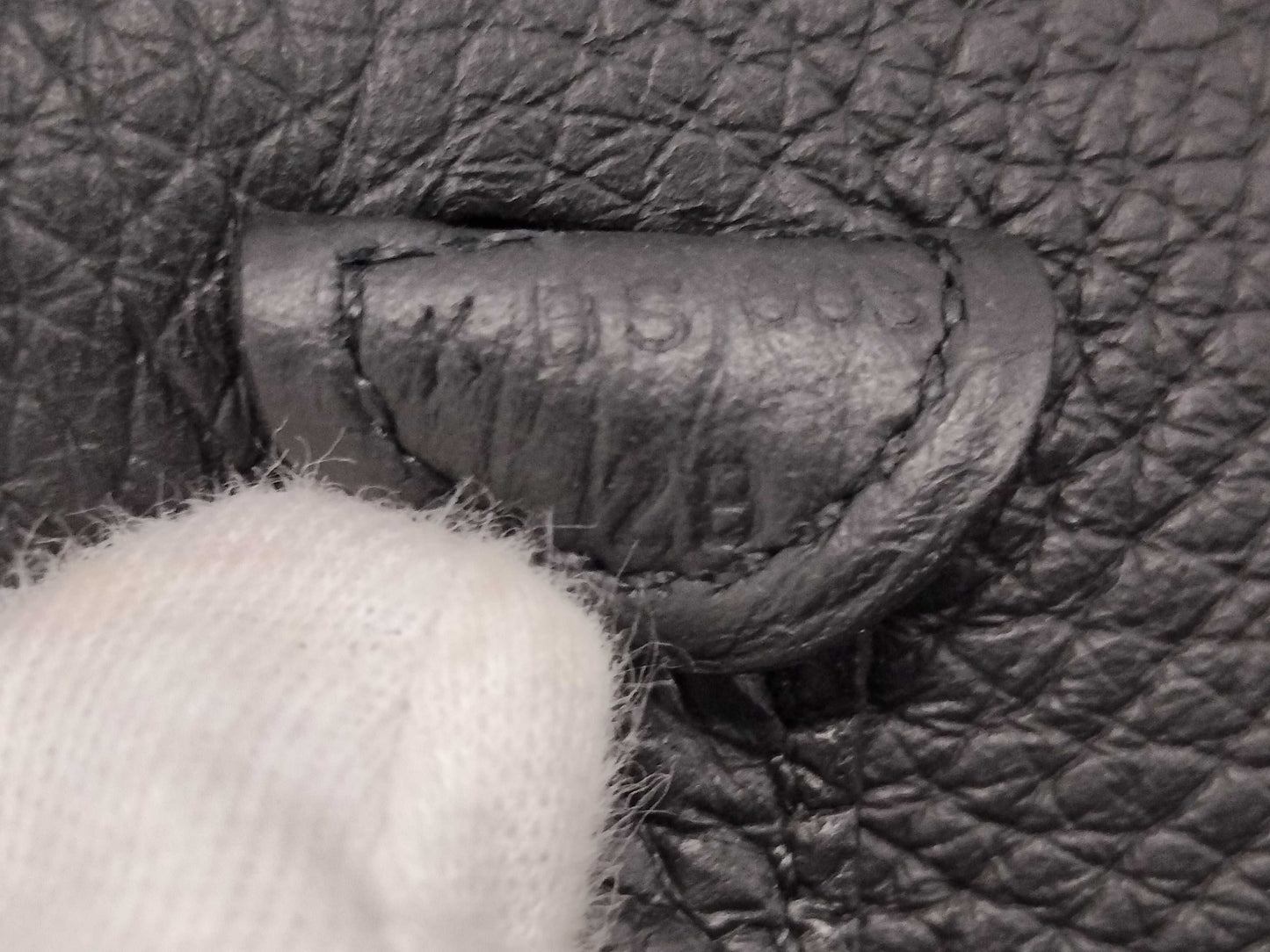 HERMES Evelyn TPM Shoulder Bag, Black, Silver Hardware, Taurillon Clemence Leather, K Stamp, Instructions, Receipt