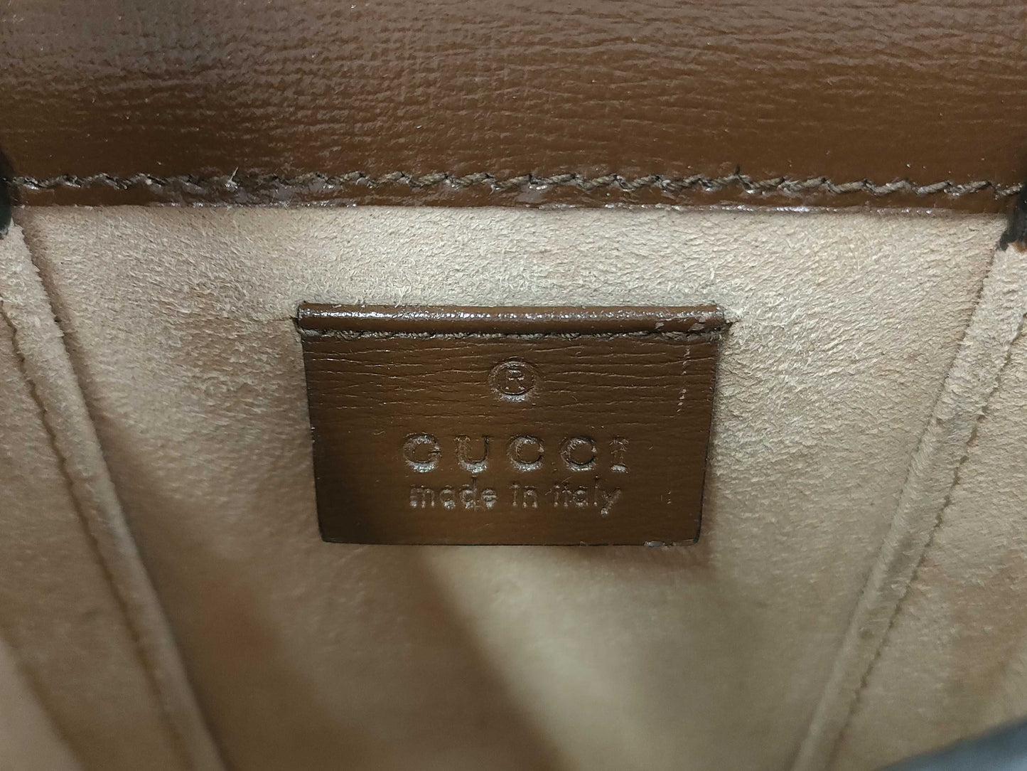 GUCCI GG Supreme Horsebit Shoulder Bag, Brown, 625615