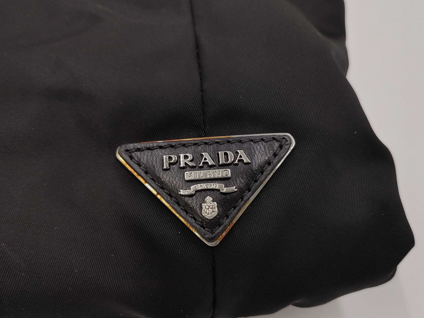 PRADA Prada Reversible Tote Nylon Black x Camouflage Tote Bag