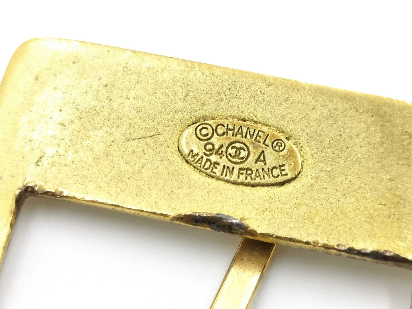 CHANEL Triple Coco Belt Vintage Gold BL Bracelet/Bangle