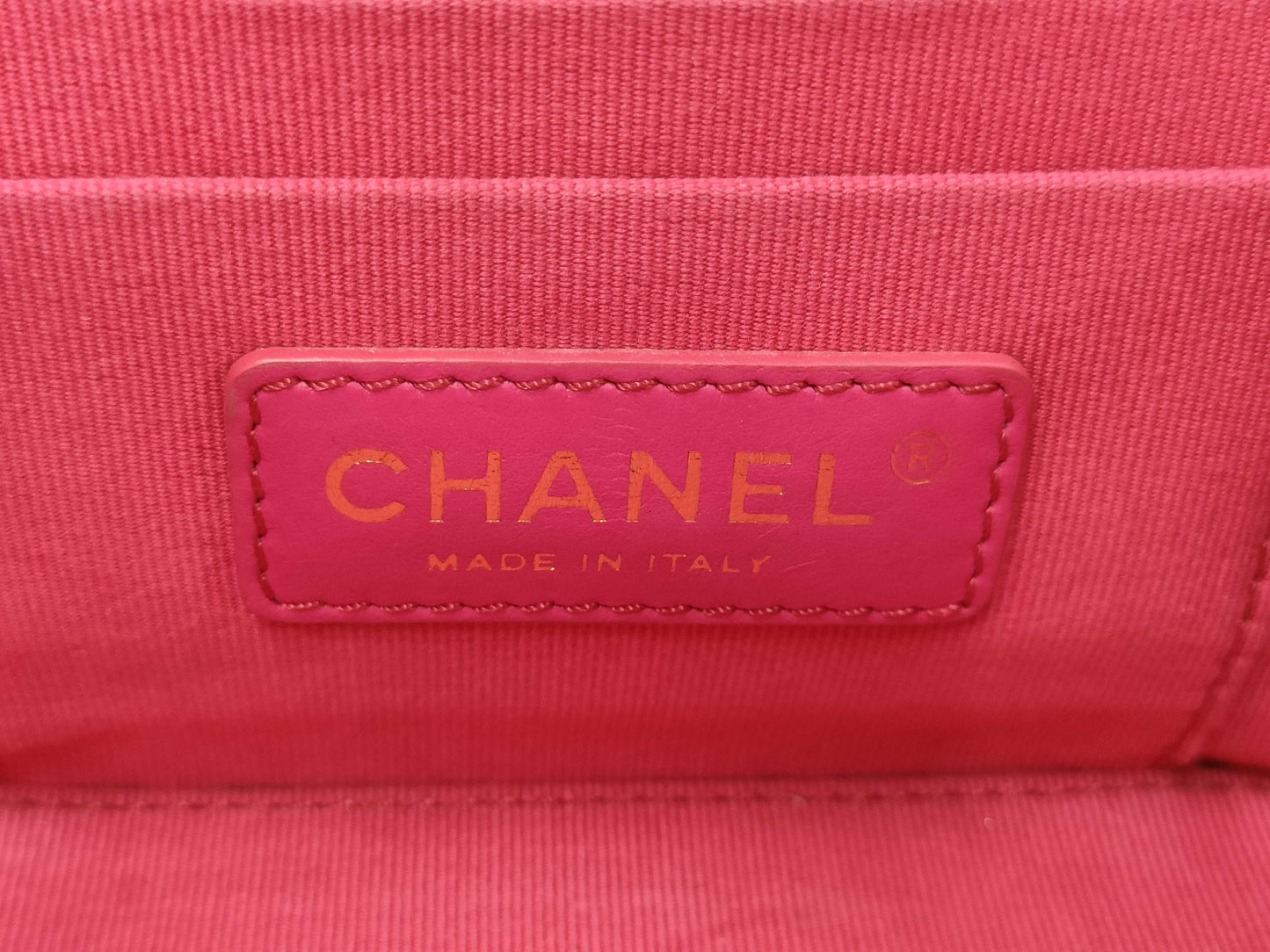 CHANEL Matelasse Chain Vanity Lamb G Hardware Black CPX8P2AH Handbag