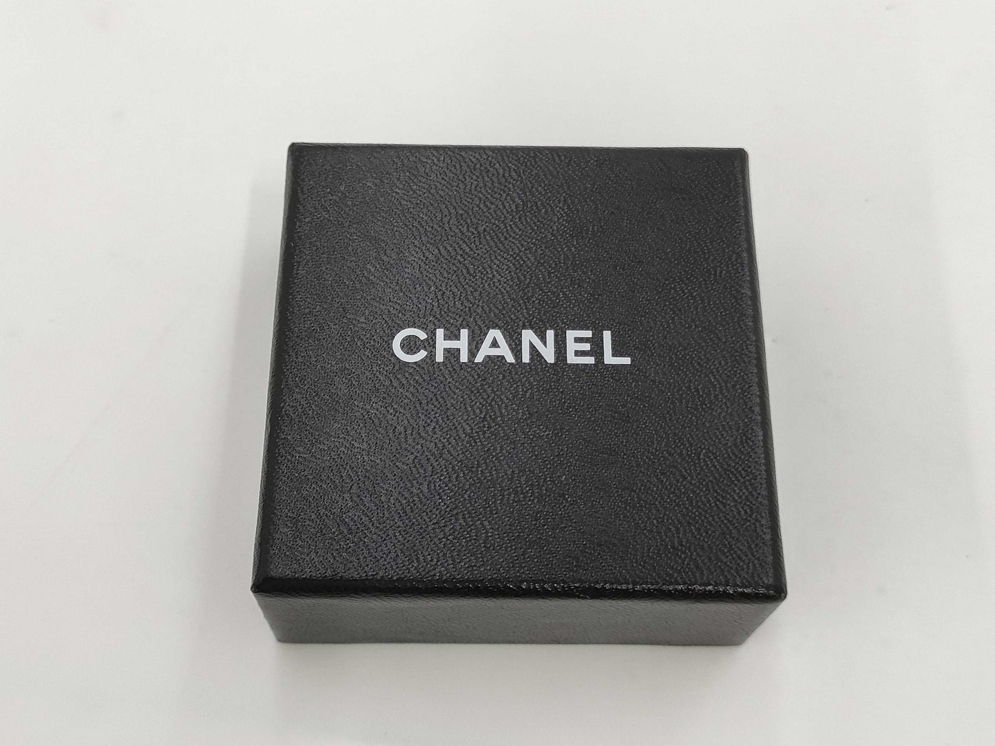 CHANEL Chanel Logo Plate Silver Charm Other Accessories