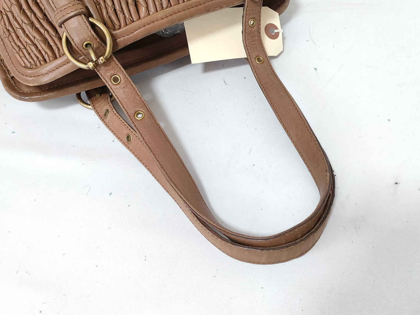 BOTTEGA VENETA Intrecciato QT-Bottega Veneta Intrecciato leather handbag brown