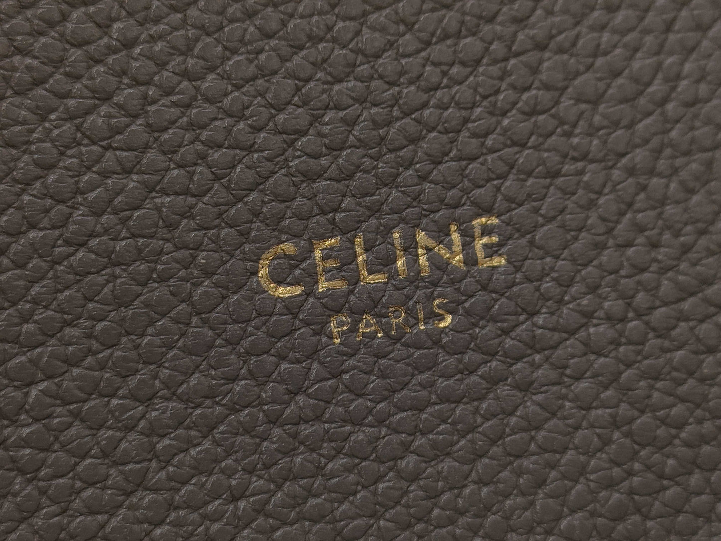 CELINE Cabas Phantom Medium Leather Tote Bag