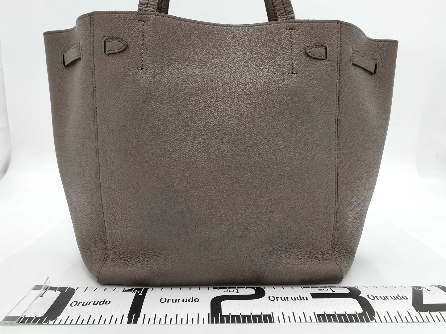 CELINE Cabas Phantom Medium Leather Tote Bag
