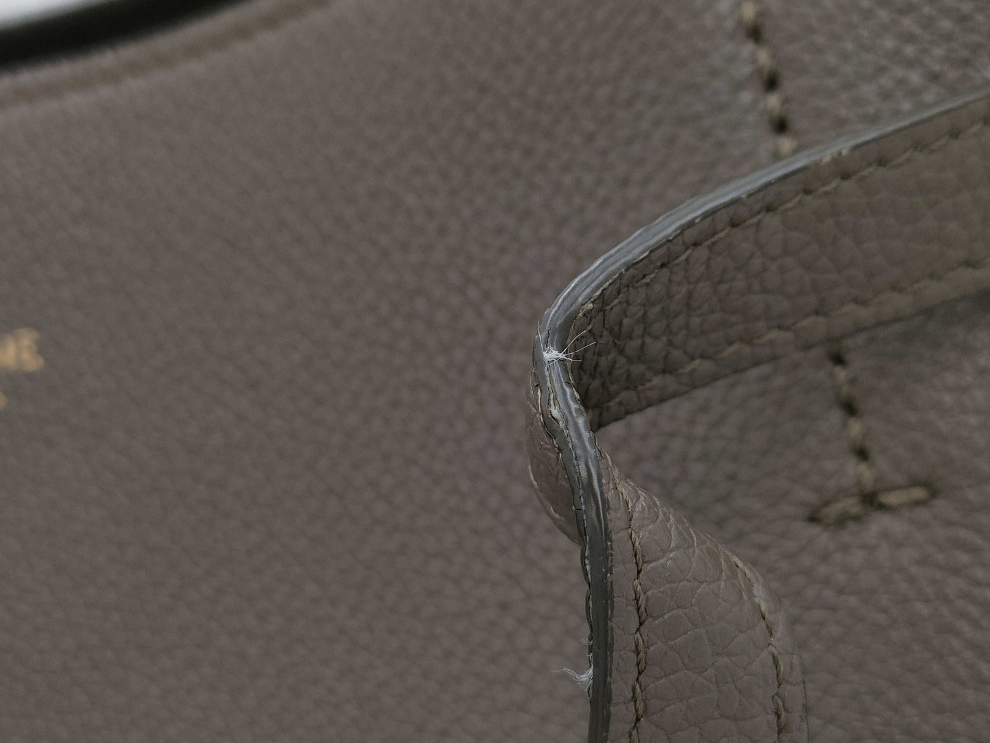 CELINE Cabas Phantom Medium Leather Tote Bag
