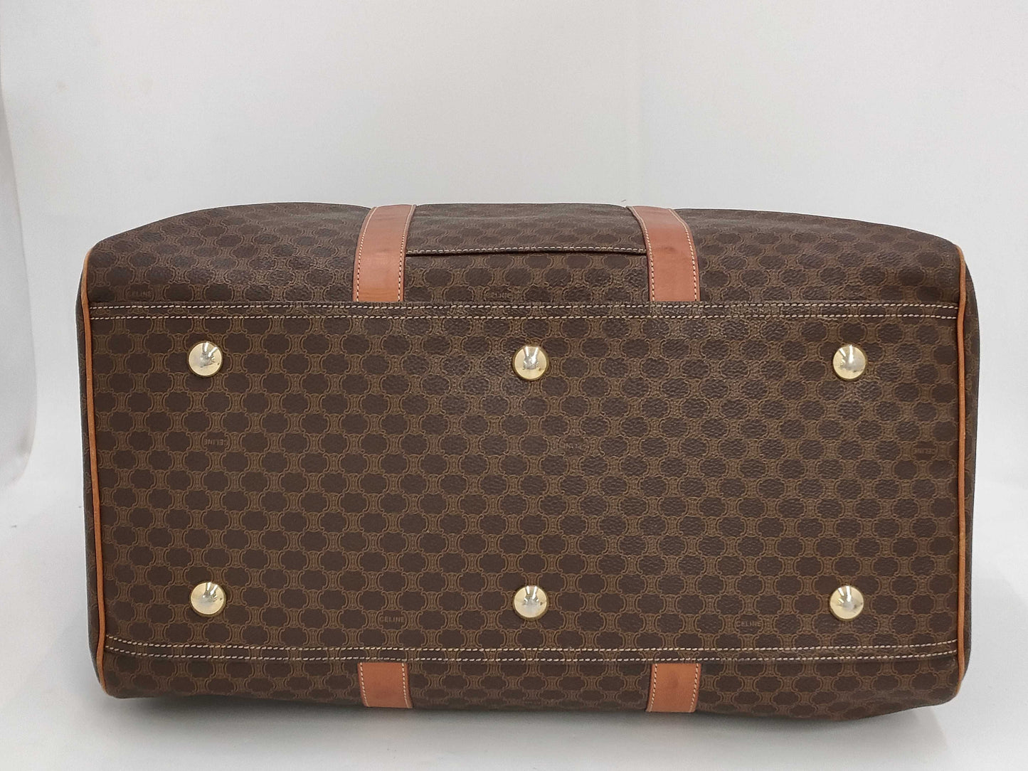 CELINE Macadam PVC Triomphe Boston Bag