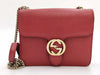 GUCCI Interlocking Leather Chain Shoulder Bag