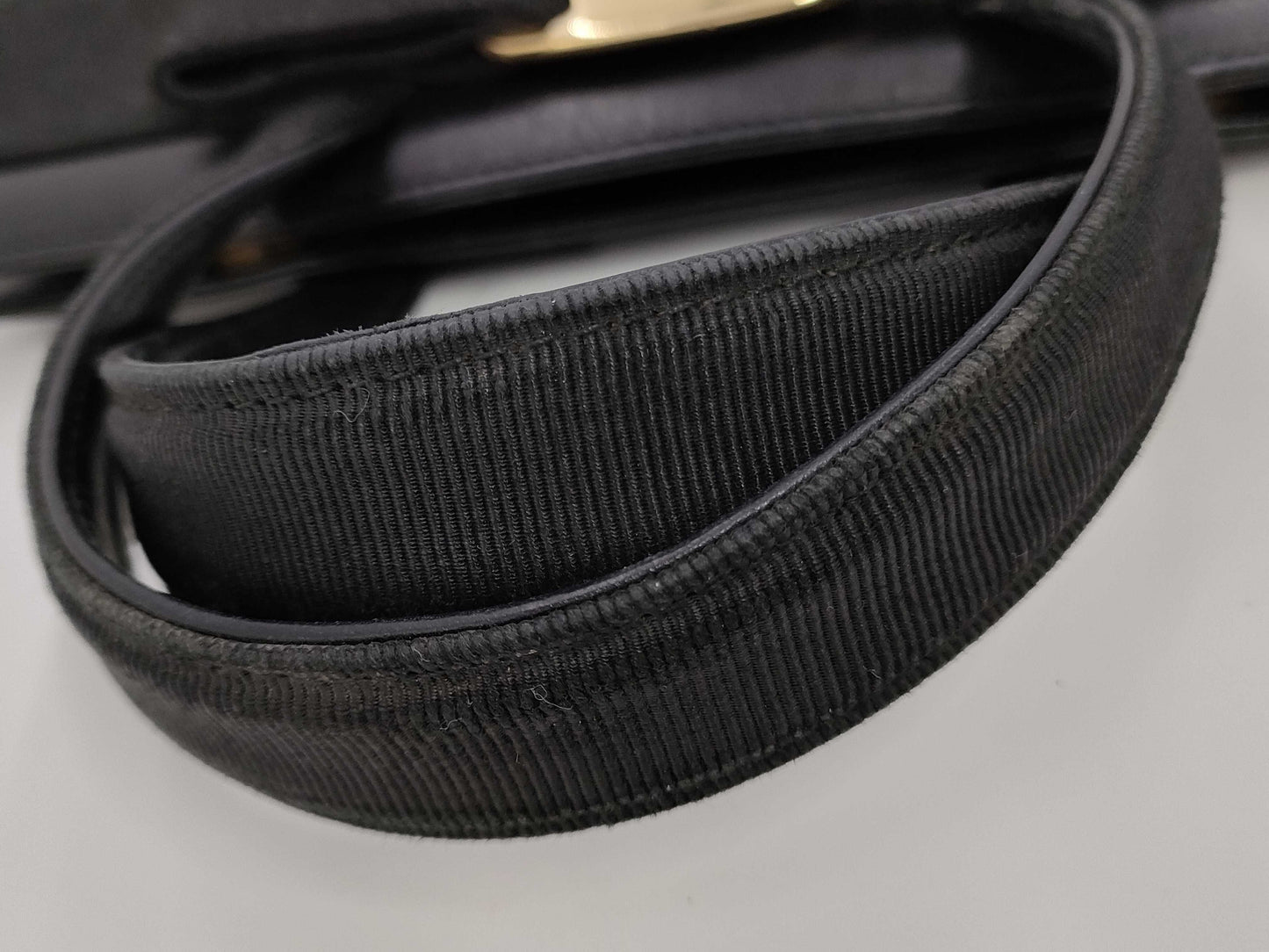 Salvatore Ferragamo Vara Leather Handbag