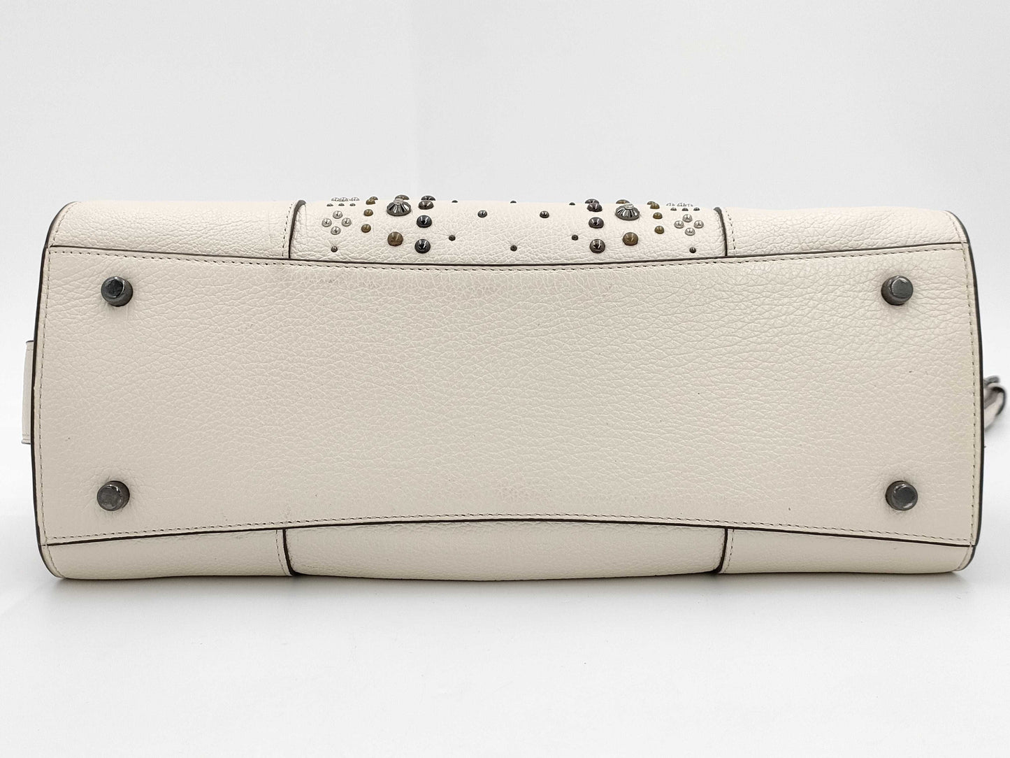 COACH 56832 Bandana Rivet Mercer Turnlock 2-Way Handbag/Shoulder Bag