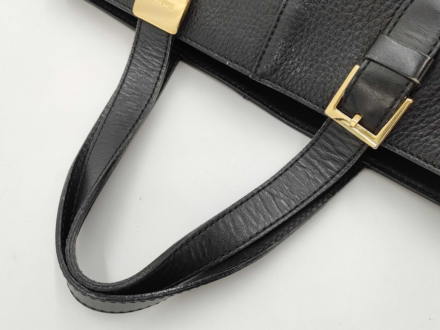 Burberry's Nova Check Shadow Horse Leather Handbag