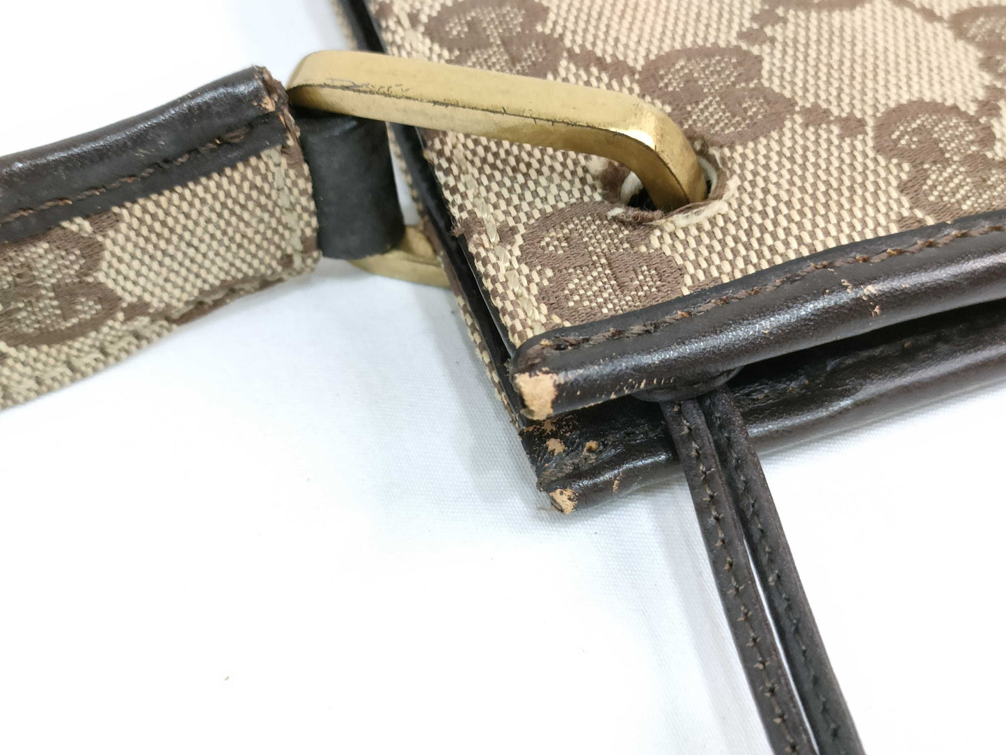GUCCI GG Canvas Shoulder Bag