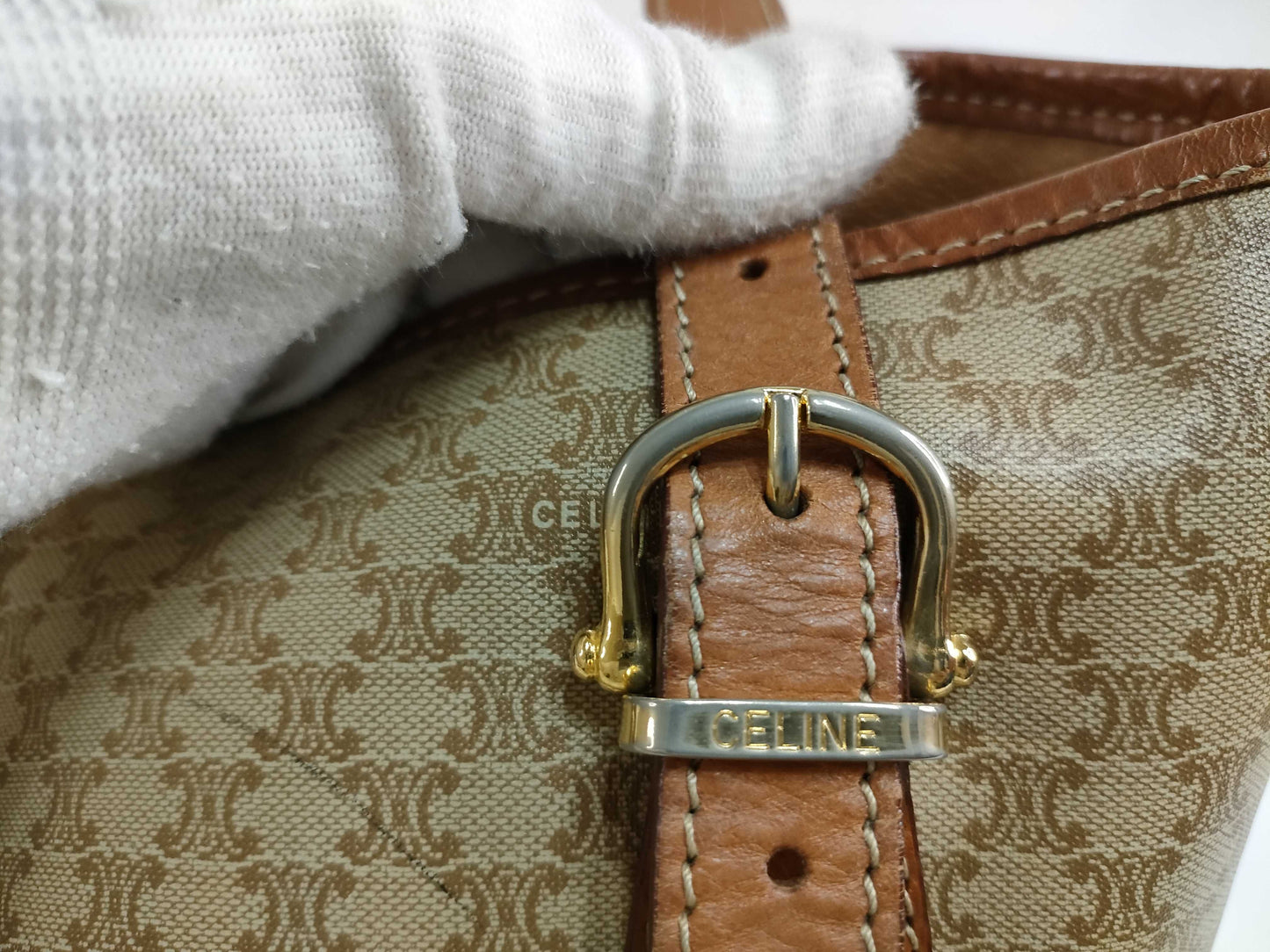 CELINE Triomphe PVC Tote Bag Tote Bag