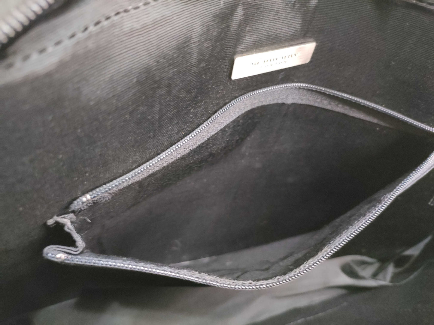BURBERRY Nova Check Leather Shoulder Bag/Handbag