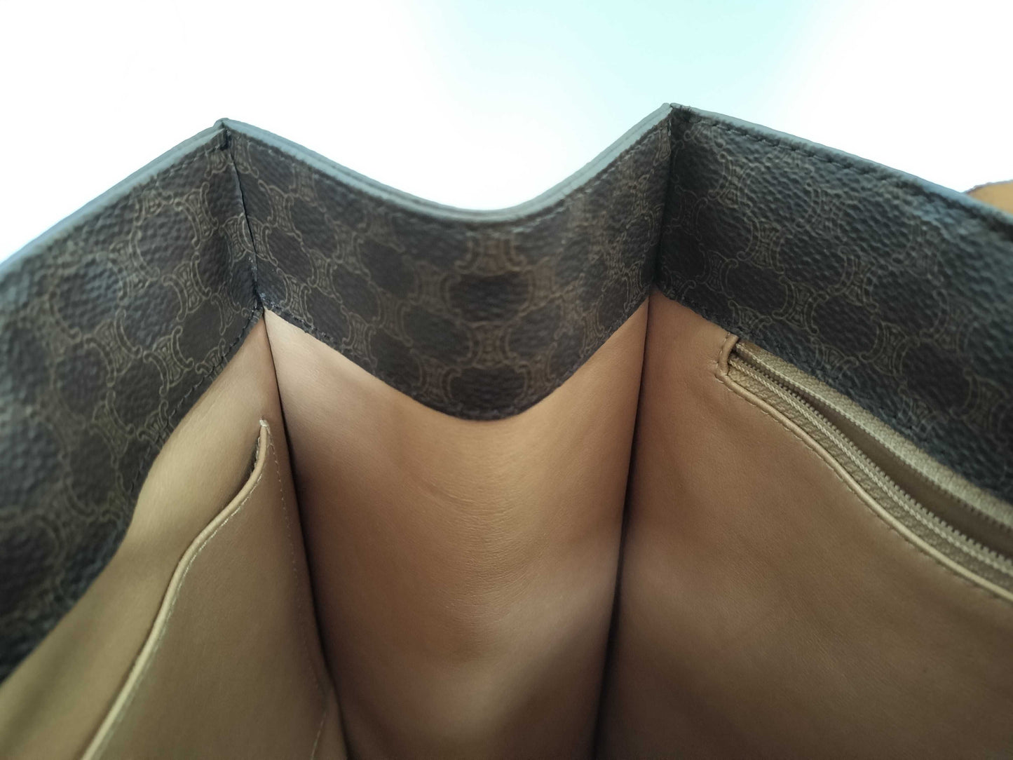 CELINE Macadam PVC x Leather Tote Bag Tote Bag