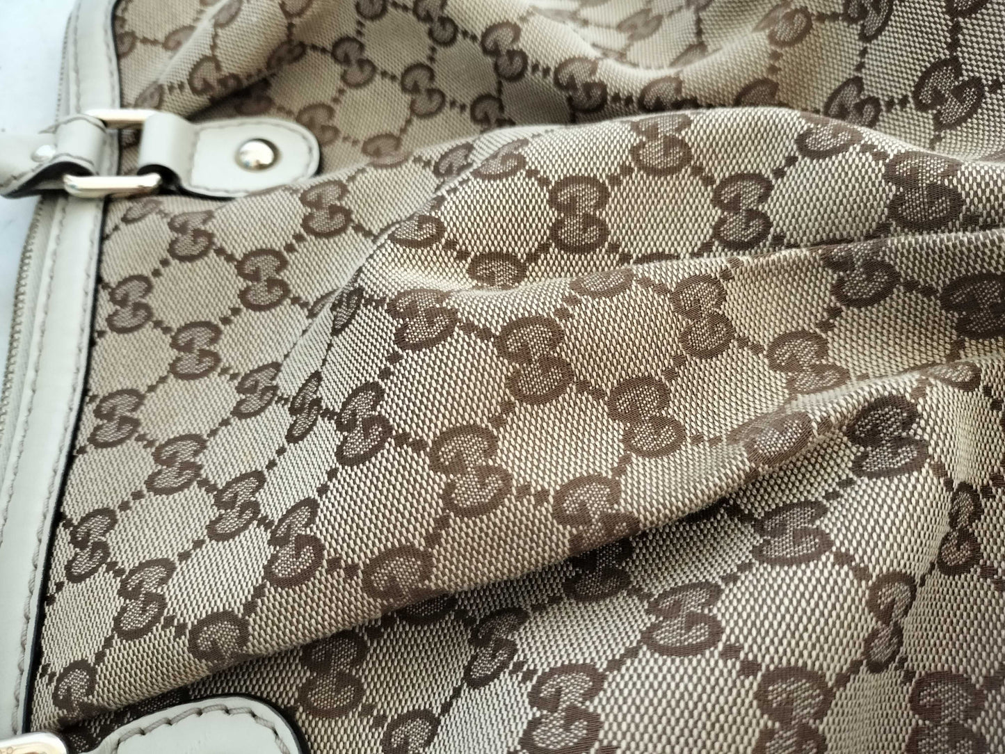 GUCCI GG Canvas GG Canvas 2-Way Handbag with Strap