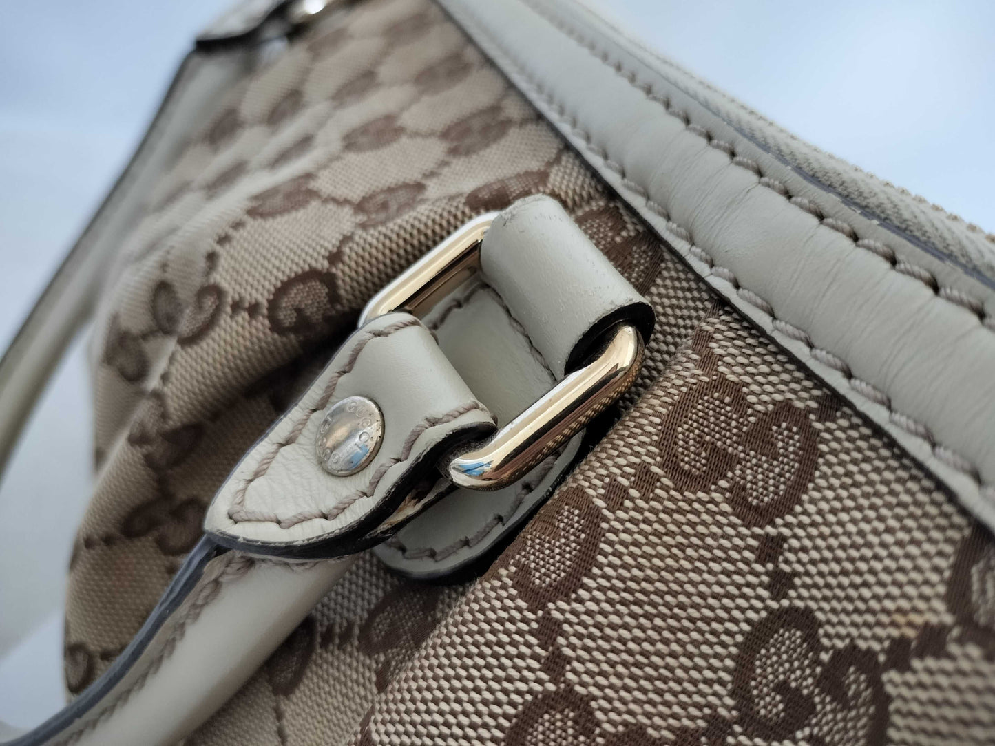 GUCCI GG Canvas GG Canvas 2-Way Handbag with Strap